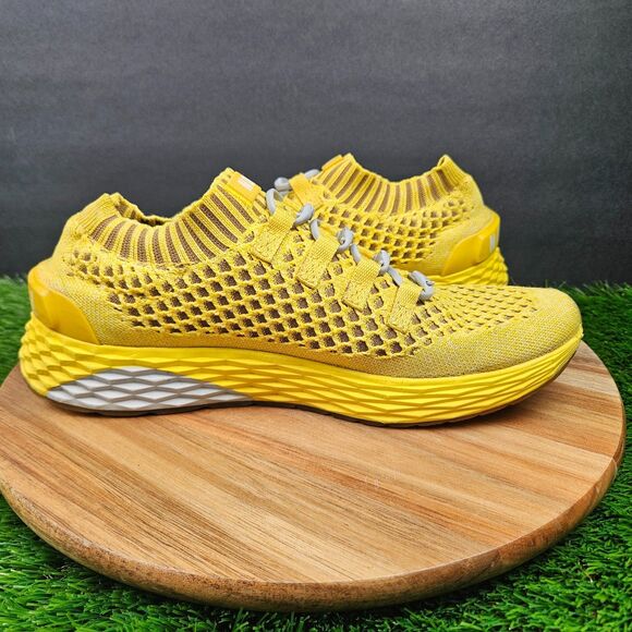 NOBULL Lemon Drop Diamond Knit Runner Athletic Yellow Shoes Men’s 8 Women’s 9.5 - Picture 8 of 12